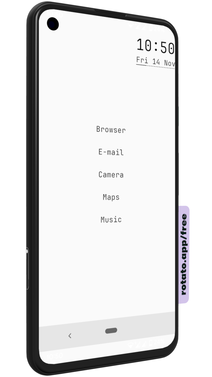 PaxLauncher Home Screen